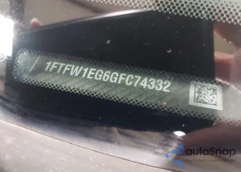 2016 Ford F-150 Xlt из США, поврежденный, VIN 1FTFW1EG6GFC74332